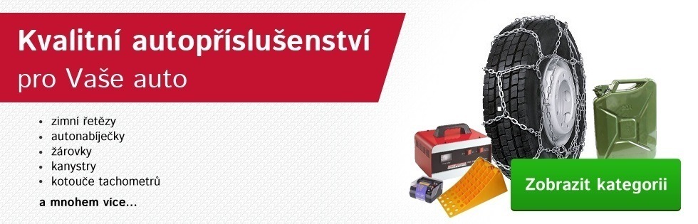 Autopříslušenství za skvělé ceny